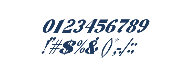 AmoreKiena-Italic Other Characters