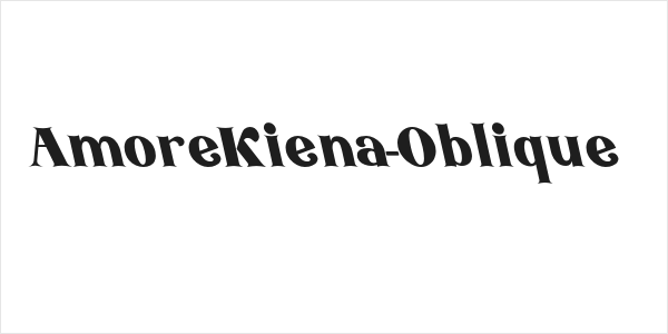 AmoreKiena-Oblique Logo