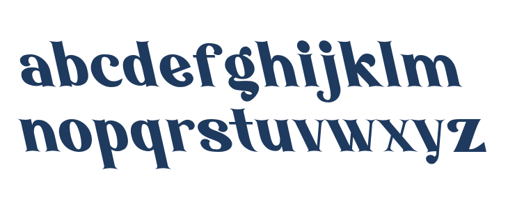 AmoreKiena-Oblique Lowercase