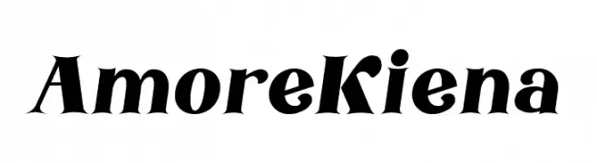 AmoreKiena  font caratteri gratis