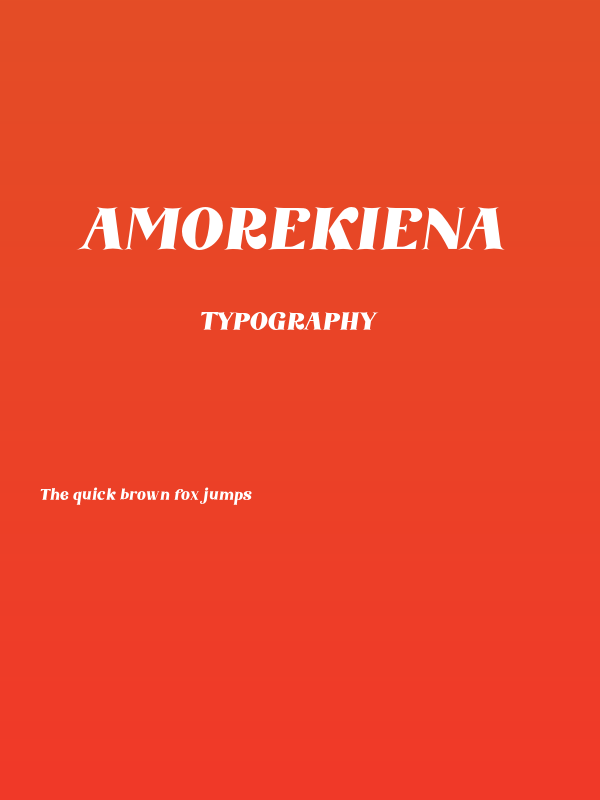 AmoreKiena Poster