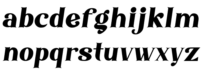 AmoreKiena Font LOWERCASE