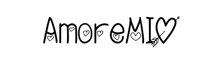 AmoreMIO Шрифта