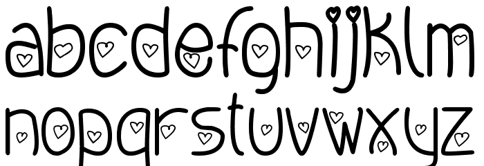 AmoreMIO Шрифта строчной