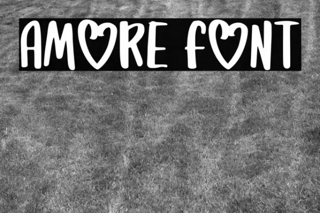 Amore Font examples