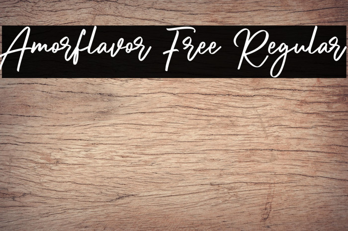 Amorflavor Free Regular Example 1