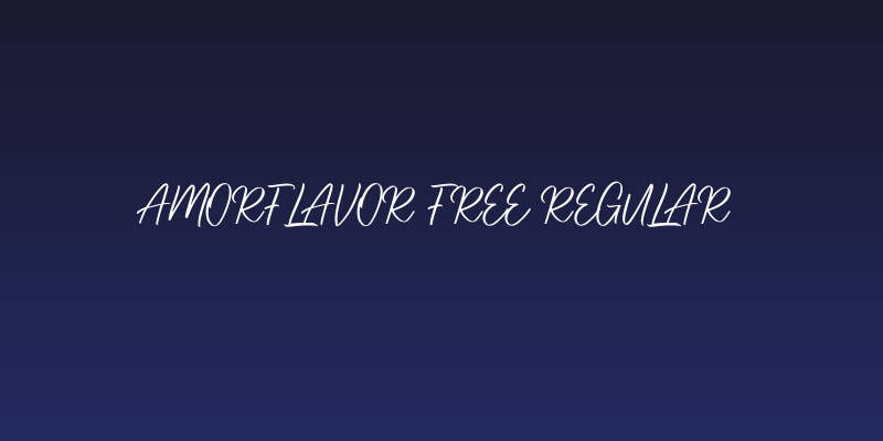 Amorflavor Free Regular Social Header