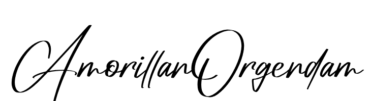 Amorillan Orgendam  Descarca Fonturi Gratis