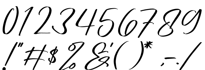 Amorillan Orgendam Font OTHER CHARS