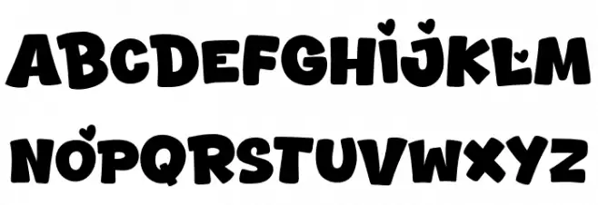 Amorlate Font LOWERCASE