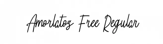 Amorlatos Free Regular  Fuentes Gratis Descargar