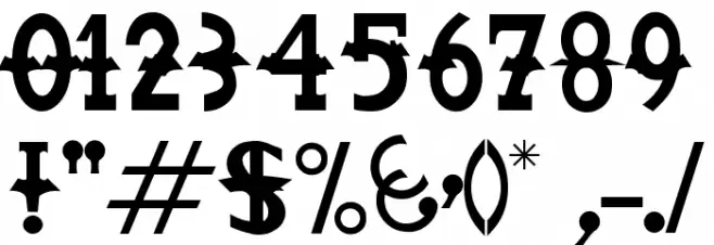 Amorphica Font OTHER CHARS