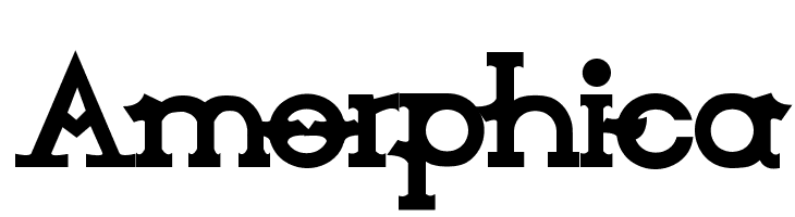 Amorphica  font caratteri gratis