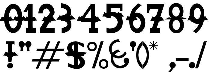 Amorphica Font OTHER CHARS