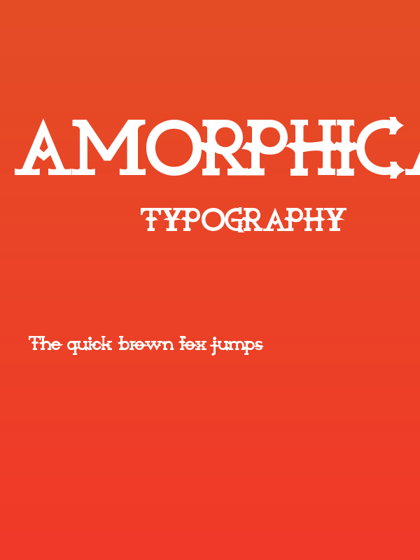 Amorphica Poster