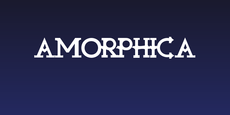 Amorphica Social Header
