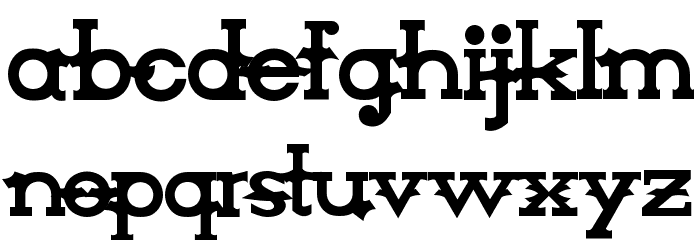 Amorphica Font LOWERCASE