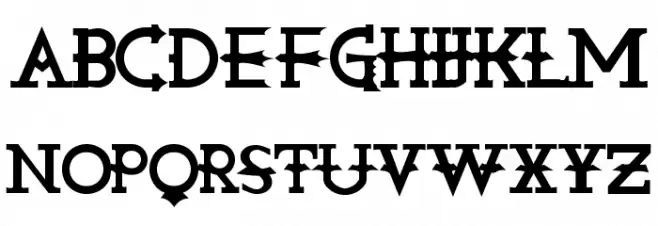 Amorphica Font Litere mari