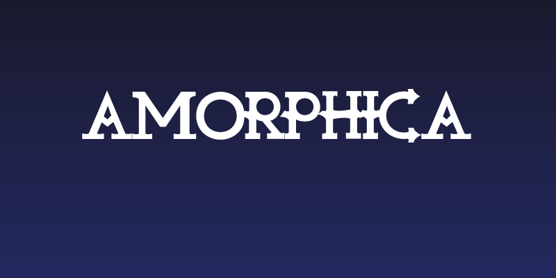 Amorphica Social Header