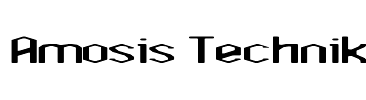 Amosis Technik  नि: शुल्क फ़ॉन्ट्स डाउनलोड