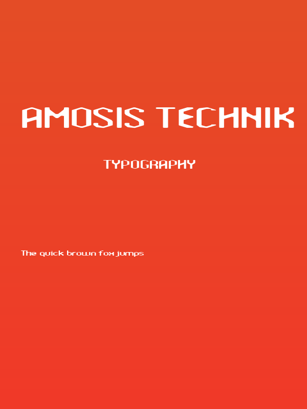 Amosis Technik Poster