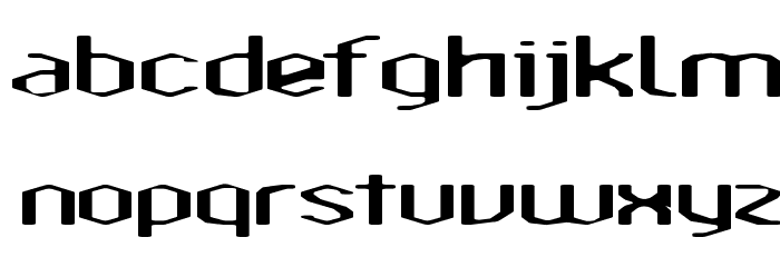 Amosis Technik Font LOWERCASE