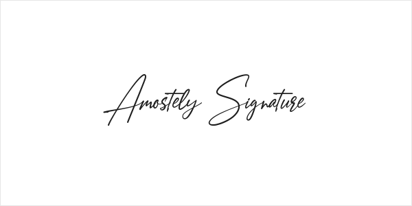 Amostely Signature Logo