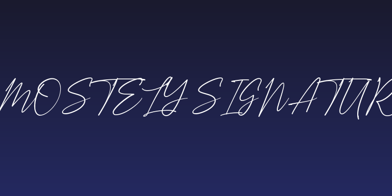 Amostely Signature Social Header