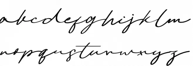 Amostne Font LOWERCASE