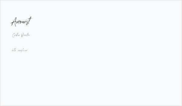 Amourist Business Card