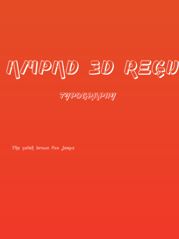 Ampad 3D Regular Poster