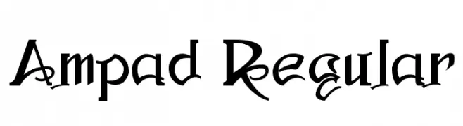 Ampad Regular  Fuentes Gratis Descargar
