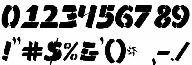 Ampad Solid Regular フォント その他の文字