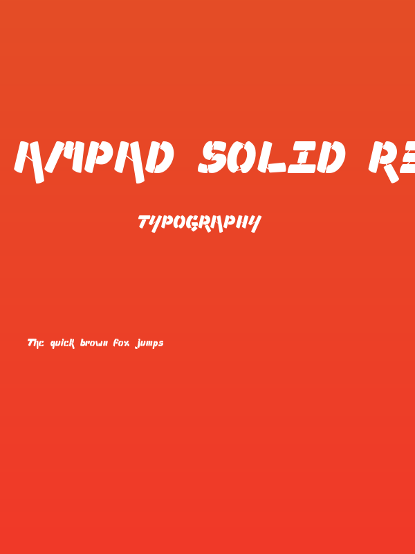 Ampad Solid Regular Poster