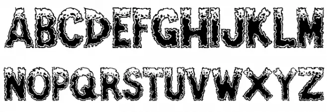 Amped For Evil Schriftart Groß