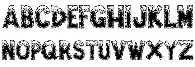 Amped For Evil Font LOWERCASE