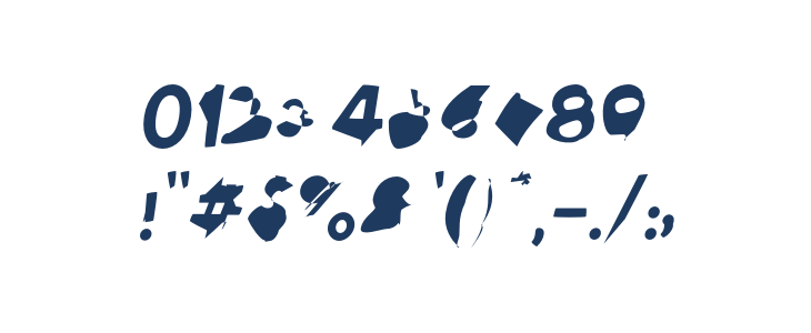 Ampere Condensed Italic Other Characters