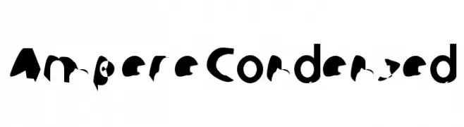 Ampere Condensed  Fuentes Gratis Descargar