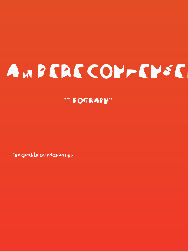 Ampere Condensed Poster