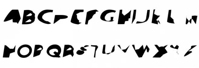 Ampere Extended Italic Font Litere mari