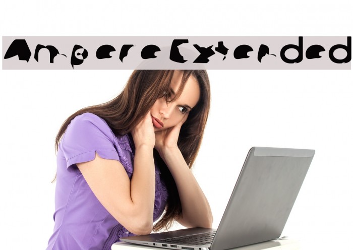 Ampere Extended Font examples