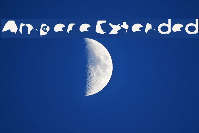 Ampere Extended Font examples