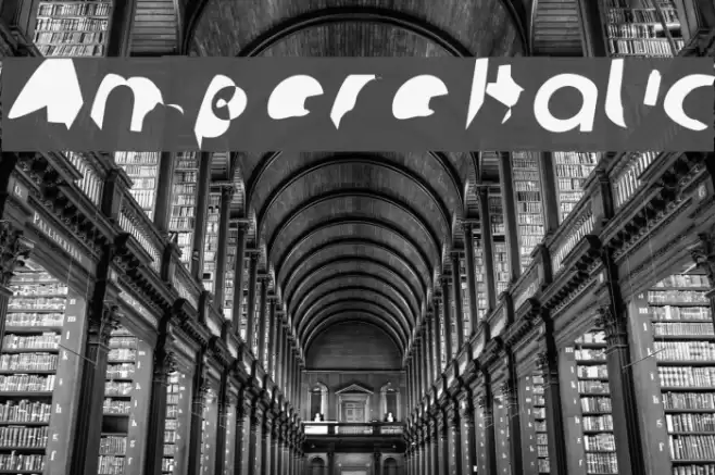 Ampere Italic Font examples