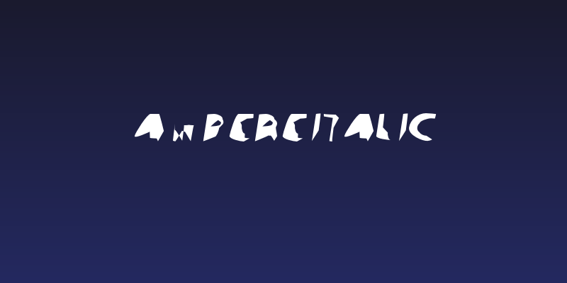 Ampere Italic Social Header