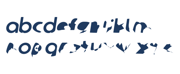 Ampere Italic Lowercase