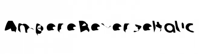 Ampere ReverseItalic  Скачать бесплатные шрифты