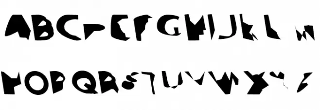 Ampere ReverseItalic Schriftart Groß