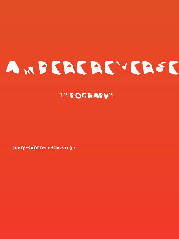 Ampere ReverseItalic Poster