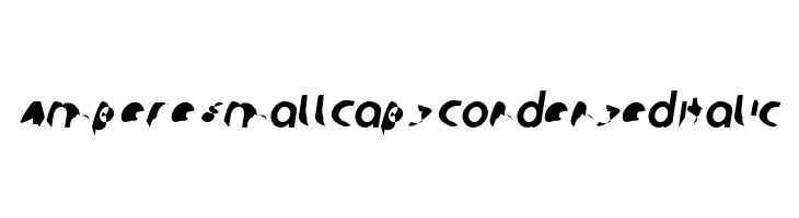 Ampere SmallCaps Condensed Italic  Fuentes Gratis Descargar