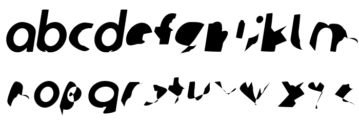 Ampere SmallCaps Condensed Italic Font LOWERCASE